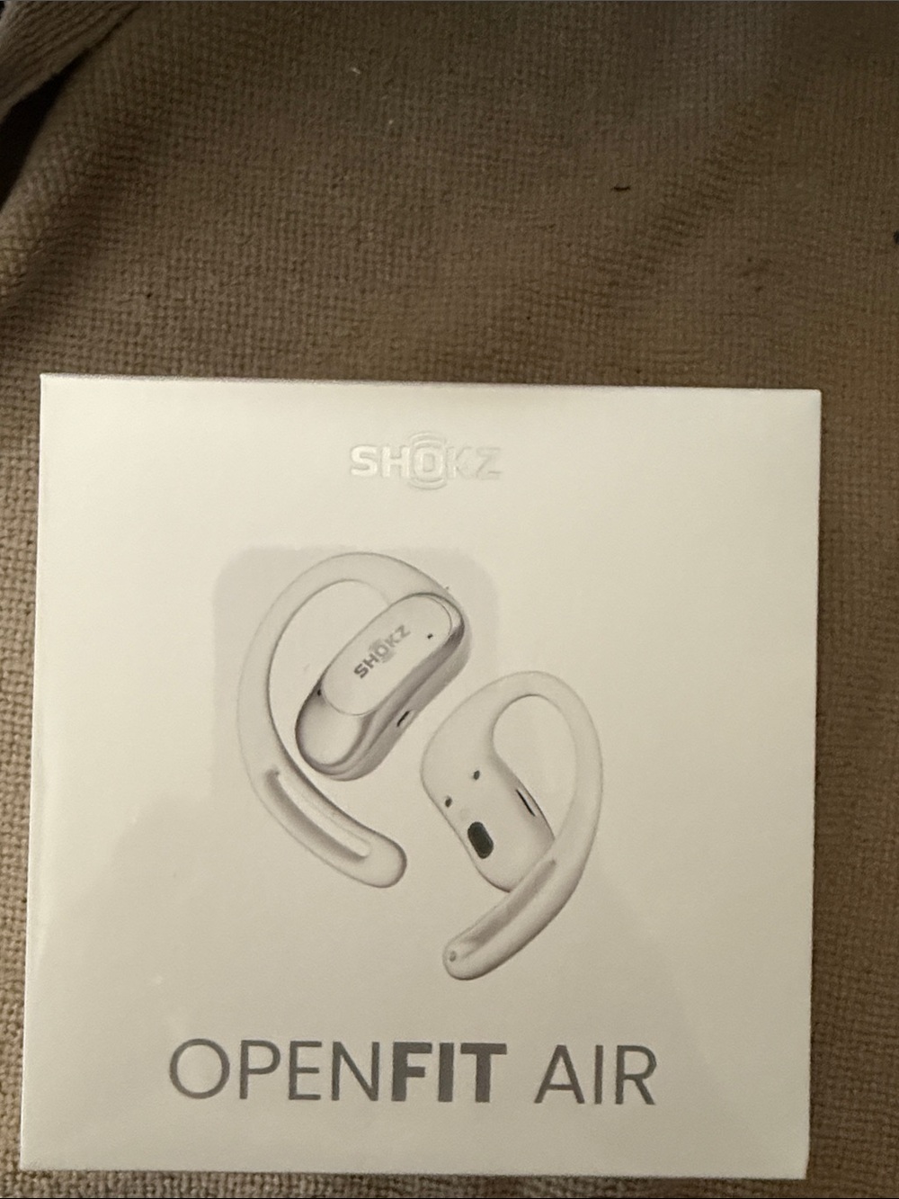SHOKZ OpenFit Air Open-Ear Wireless Headset — White